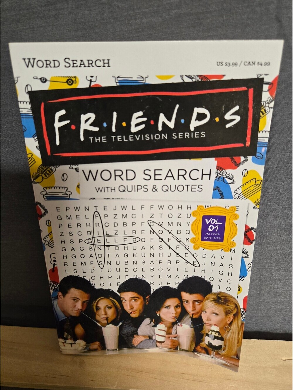 Friends The Television Series Word Search